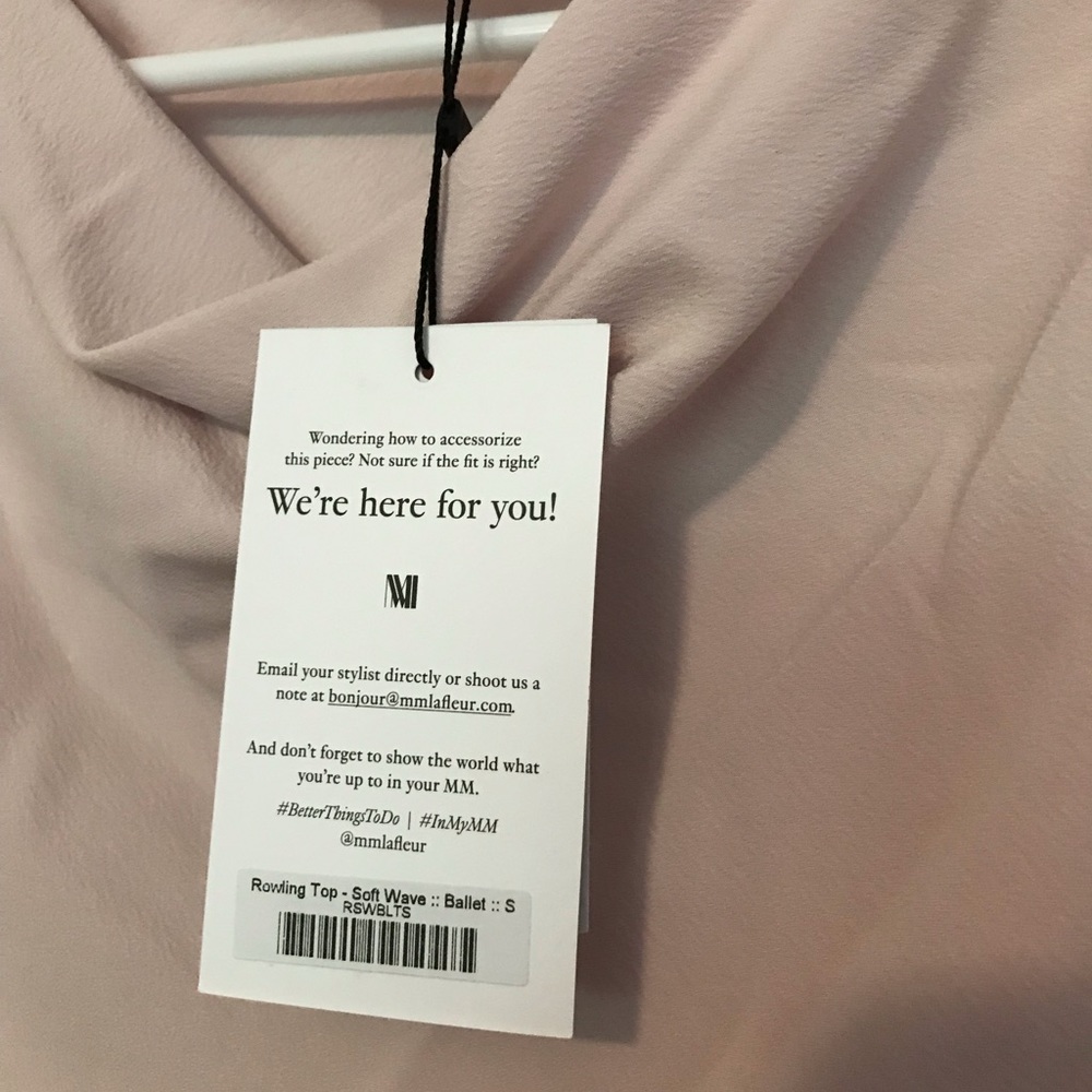 NWT MM La Fleur Rowling top in Ballet, size small
